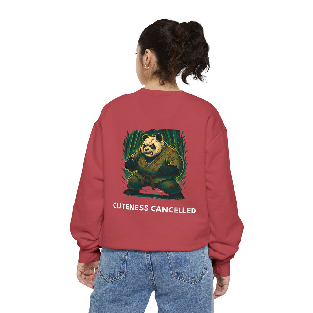 Cuteness Cancelled | Fighting Panda Sweatshirt by Steel Heart Apparel