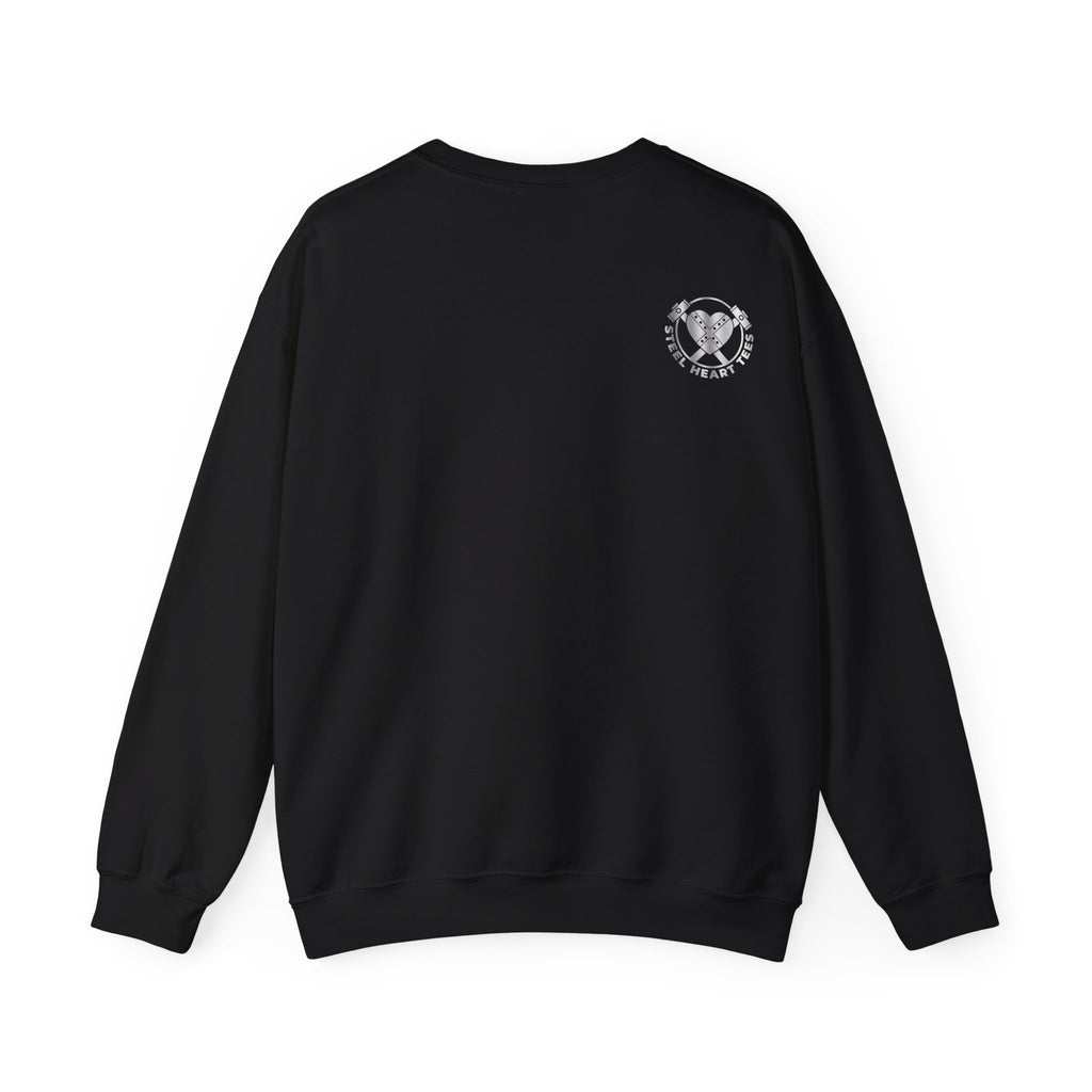Steel Heart Emblem Sweater - Bold Recovery Statement Piece, are you resilient?