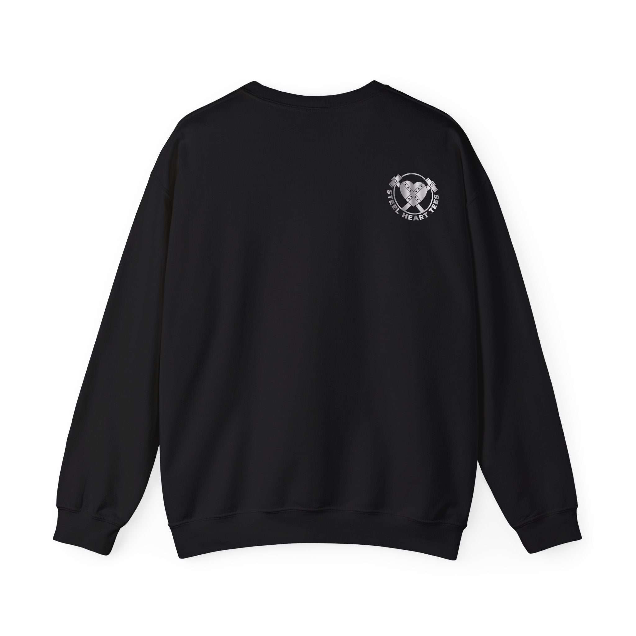 Steel Heart Emblem Sweater - Bold Recovery Statement Piece, are you resilient?
