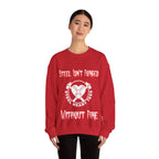 Steel Heart Emblem Sweater - Bold Recovery Statement Piece, are you resilient?