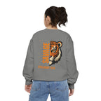 Savage Tiger Graphic Sweatshirt — ‘SAVAGE’ Back Print Crewneck