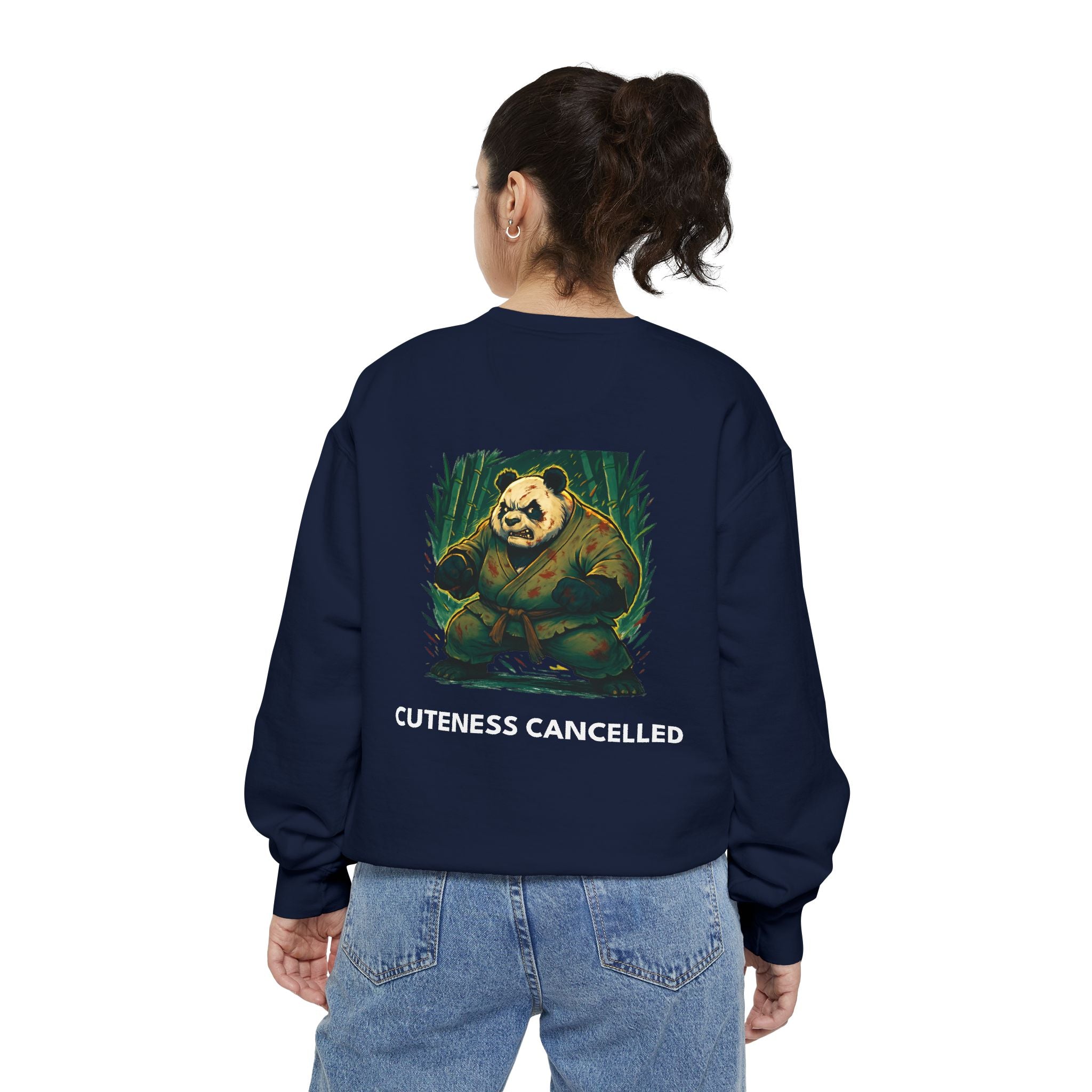 Cuteness Cancelled | Fighting Panda Sweatshirt by Steel Heart Apparel