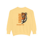 Savage Tiger Graphic Sweatshirt — ‘SAVAGE’ Back Print Crewneck