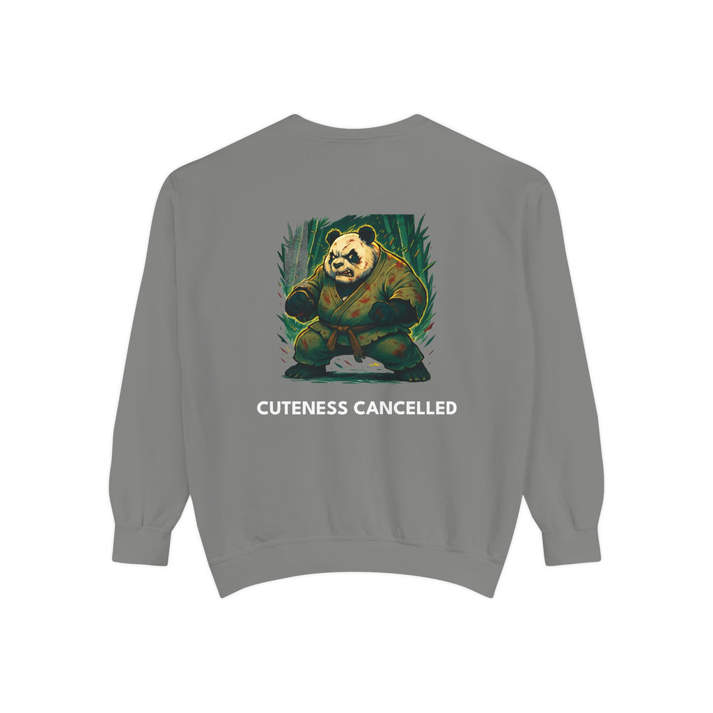 Cuteness Cancelled | Fighting Panda Sweatshirt by Steel Heart Apparel