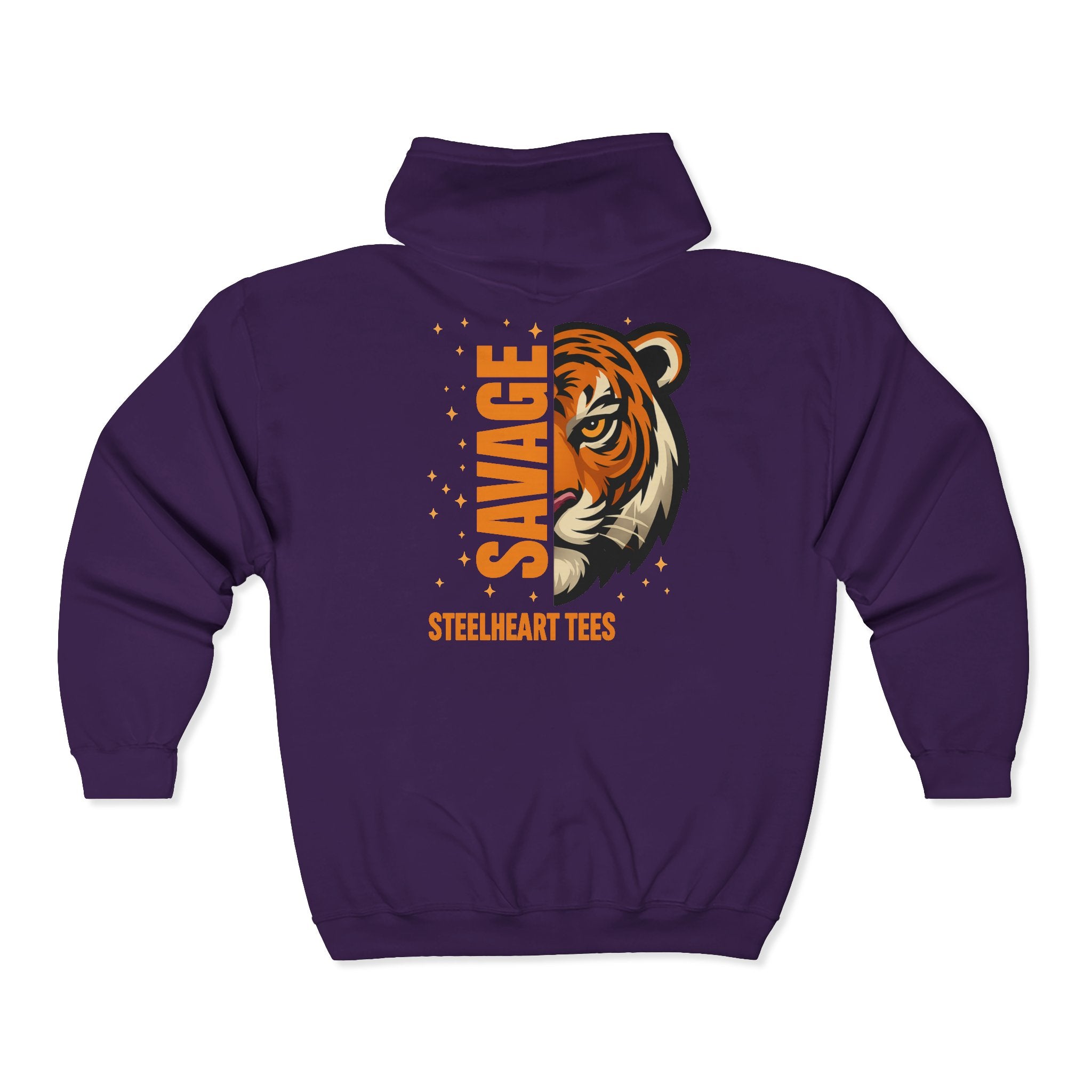 Savage Heart Steel Hoodie Bold Strength. Forged in Fire.