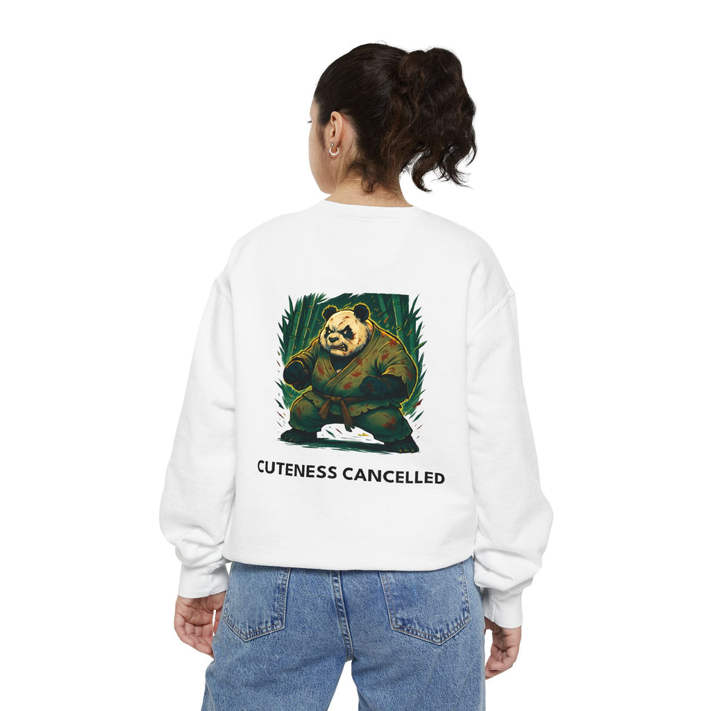 Cuteness Cancelled | Fighting Panda Sweatshirt by Steel Heart Apparel