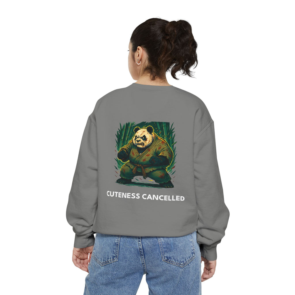 Cuteness Cancelled | Fighting Panda Sweatshirt by Steel Heart Apparel