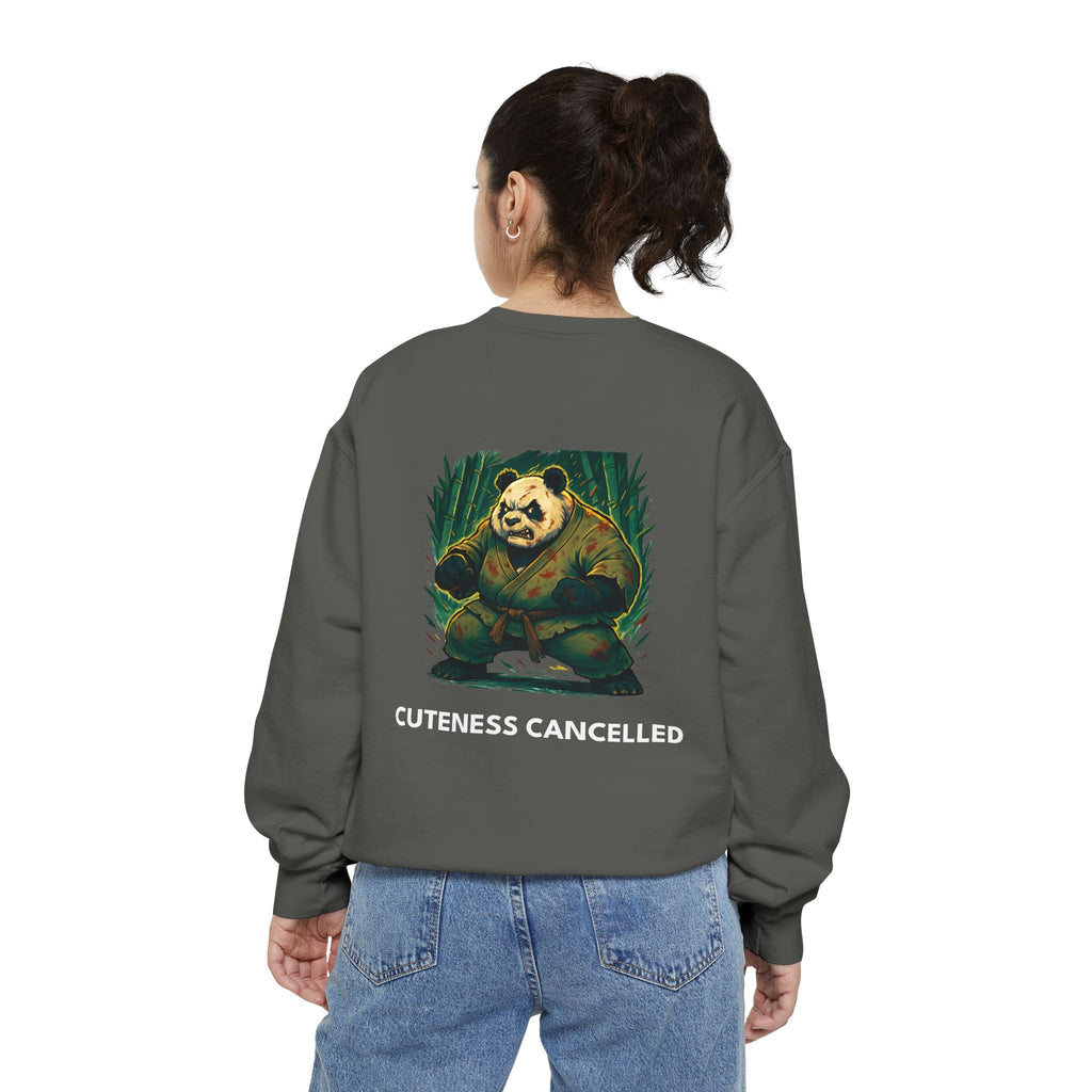 Cuteness Cancelled | Fighting Panda Sweatshirt by Steel Heart Apparel