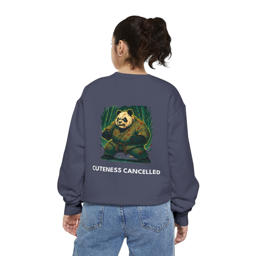 Cuteness Cancelled | Fighting Panda Sweatshirt by Steel Heart Apparel