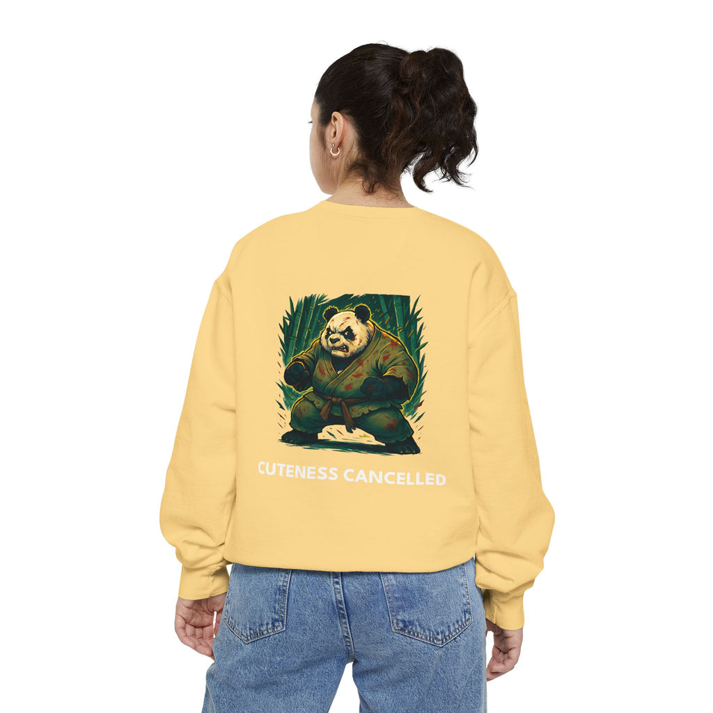 Cuteness Cancelled | Fighting Panda Sweatshirt by Steel Heart Apparel