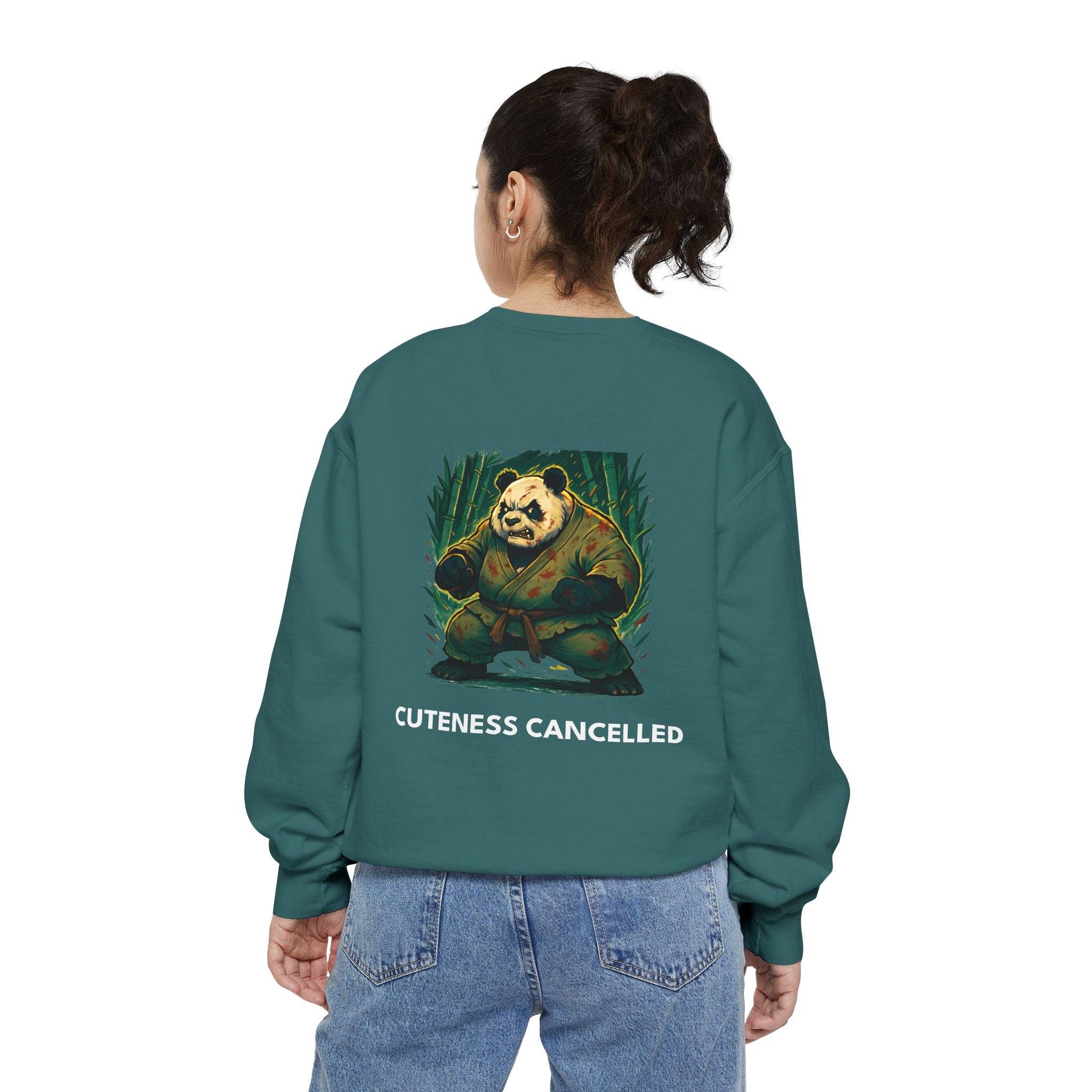 Cuteness Cancelled | Fighting Panda Sweatshirt by Steel Heart Apparel