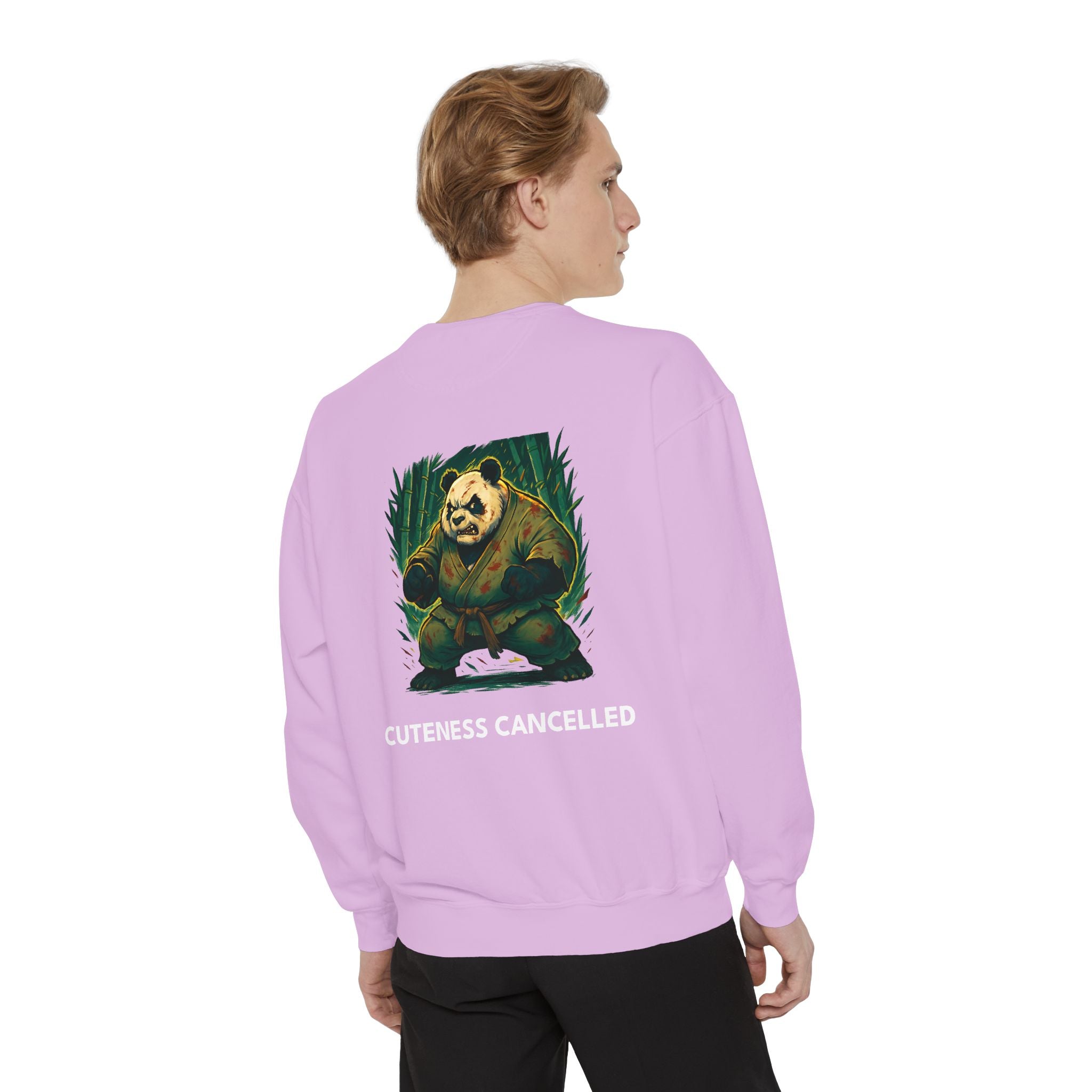 Cuteness Cancelled | Fighting Panda Sweatshirt by Steel Heart Apparel